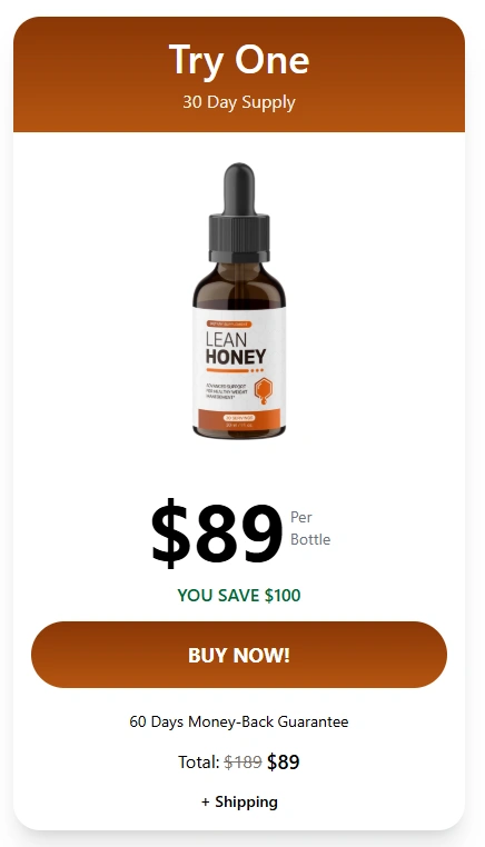 LeanHoney 2 Bottle