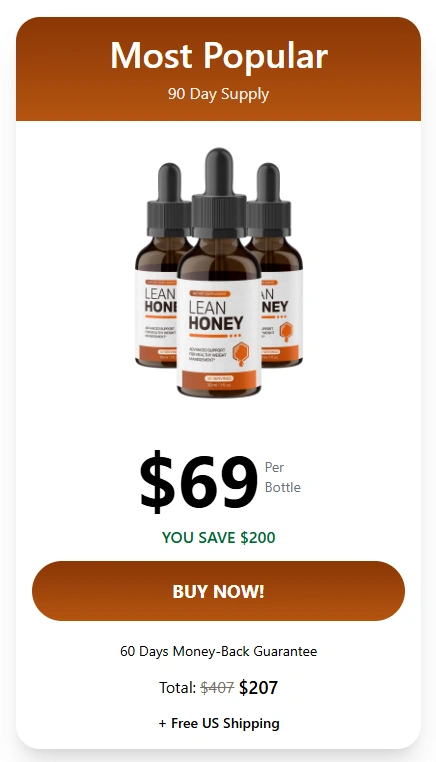 LeanHoney - 3 Bottle