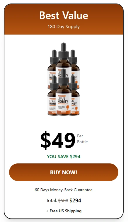 LeanHoney- 6 Bottle